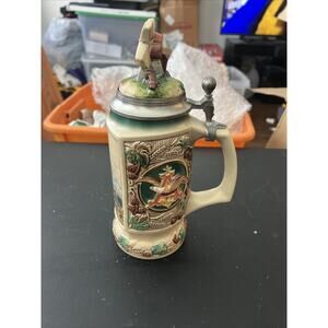 Anheuser Busch's Budweiser Lidded Stein Heritage Series Bevo Mill No Box
